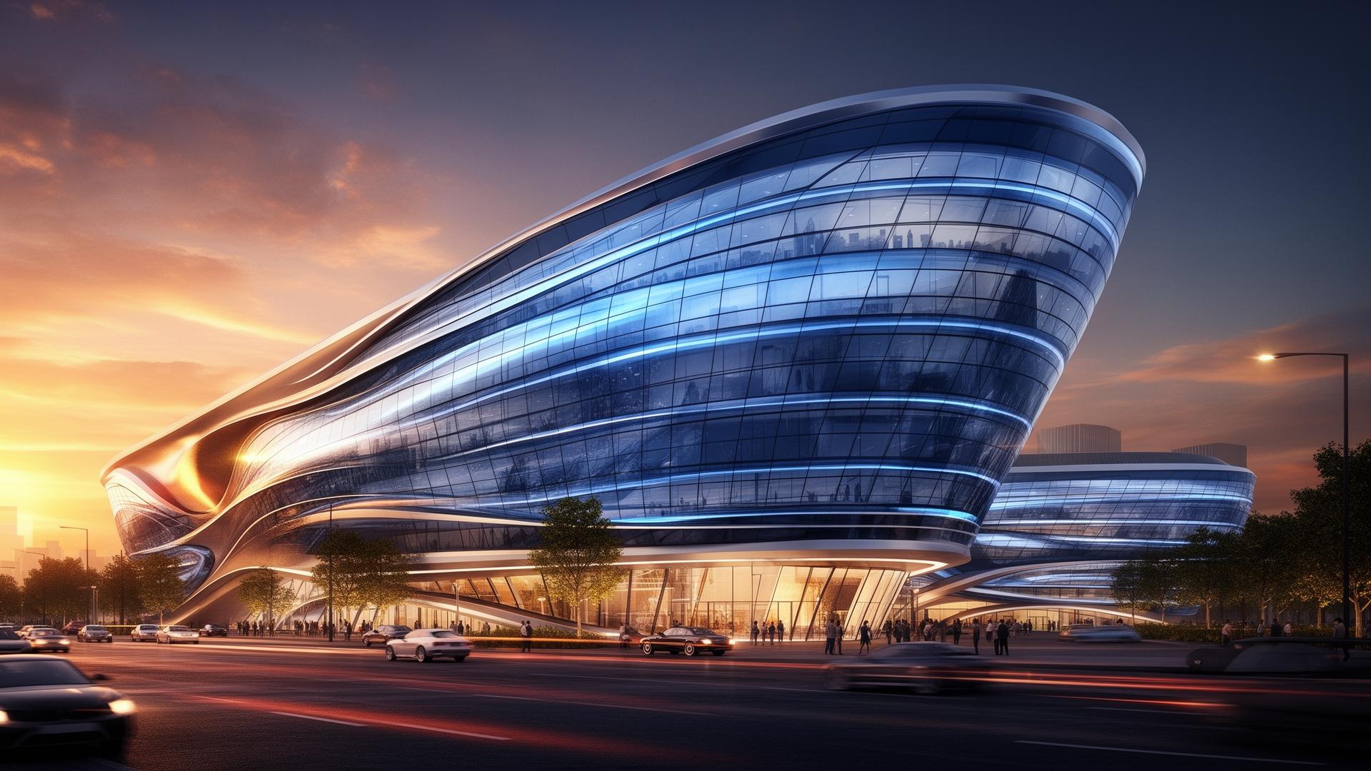 Modern architectural structure